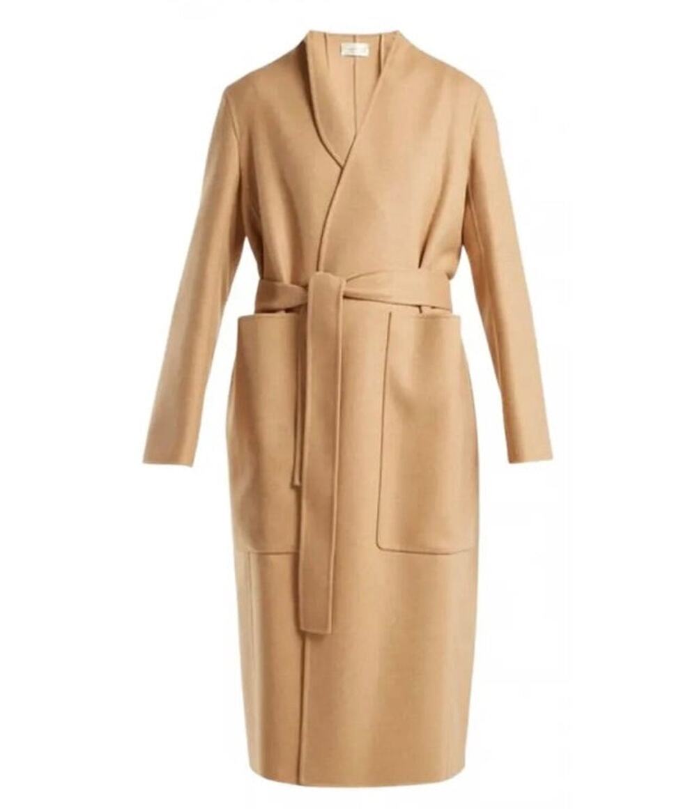 THE ROW PARET DOUBLE FACED WOOL AND CASHMERE BLEND COAT - Size S